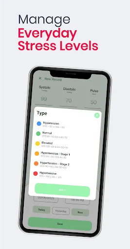 Blood Pressure App: BP Logger ڈاؤن لوڈ کریں – بلڈ پریشر مانیٹر - Screenshot 4