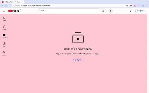 Pastel Pink YouTube ڈاؤن لوڈ کریں – یوٹیوب کا پس منظر پنک بنائیں - Screenshot 3
