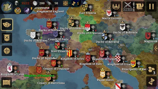 European War 7: Medieval ڈاؤن لوڈ کریں – بہترین حکمت عملی کا کھیل - Screenshot 6