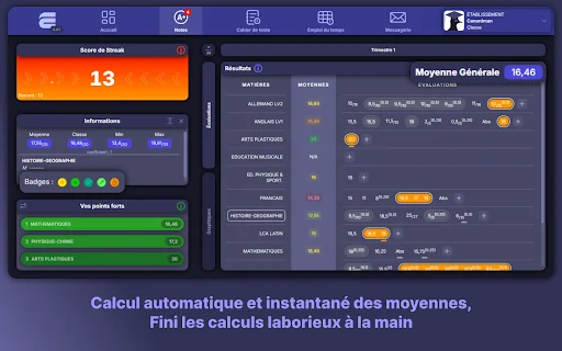 Ecole Directe Plus Unblock ڈاؤن لوڈ کریں – تعلیمی ڈیٹا تک رسائی - Screenshot 1