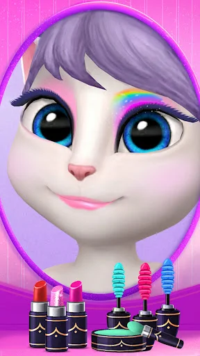 My Talking Angela ڈاؤن لوڈ کریں – بہترین ورچوئل پالتو گیم - Screenshot 10