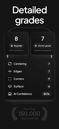 Card Grader Pro ڈاؤن لوڈ کریں – AI اور انسانی کارڈ گریڈنگ - Screenshot 3