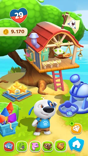 My Talking Hank: Islands ڈاؤن لوڈ کریں – تفریحی جزیرہ ایڈونچر - Screenshot 18