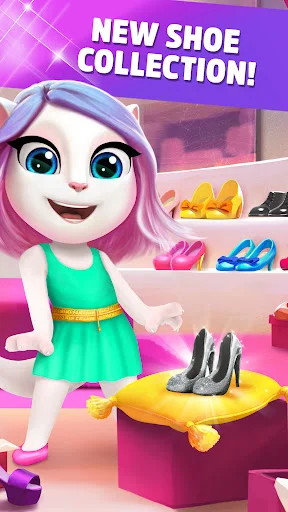 My Talking Angela ڈاؤن لوڈ کریں – بہترین ورچوئل پالتو گیم - Screenshot 15