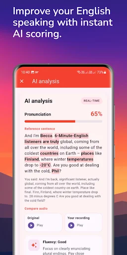 Learning English – 6 Minutes ڈاؤن لوڈ کریں – انگلش سیکھیں اور بہتر بنائیں - Screenshot 4