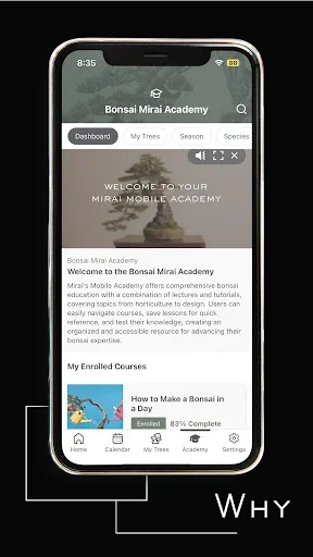 Mirai Mobile ڈاؤن لوڈ کریں – بونسائی کی ماہرانہ رہنمائی - Screenshot 5