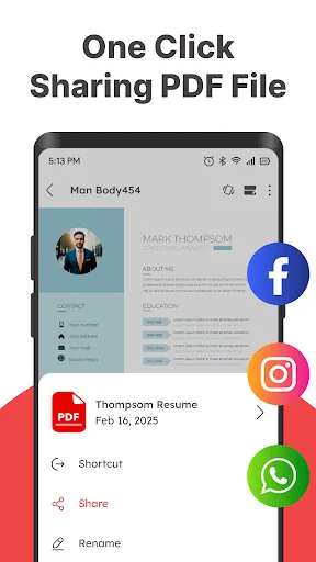 PDF Editor, Reader & Scanner ڈاؤن لوڈ کریں – پی ڈی ایف ایڈیٹنگ اب آسان - Screenshot 8