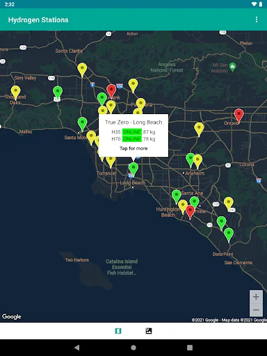 Hydrogen Stations USA ڈاؤن لوڈ کریں – ہائیڈروجن فیول اسٹیشن تلاش کریں - Screenshot 20
