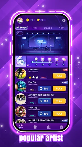 Beat Tiles 2: Piano Master ڈاؤن لوڈ کریں – بہترین میوزک گیم - Screenshot 16