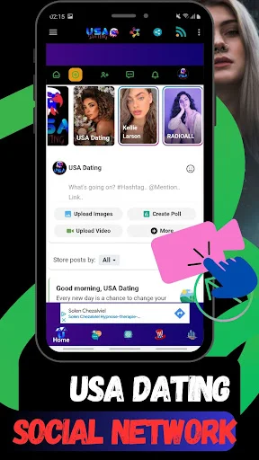 USA Dating ڈاؤن لوڈ کریں – امریکہ اور پیرس میں نئے دوست بنائیں - Screenshot 2