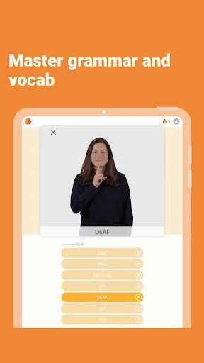 Lingvano: Sign Language سیکھیں – ASL ماہر بنیں – ابھی ڈاؤن لوڈ کریں - Screenshot 11