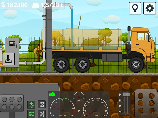 Mini Trucker ڈاؤن لوڈ کریں – بہترین 2D آف روڈ ٹرک سمیلیٹر گیم - Screenshot 12