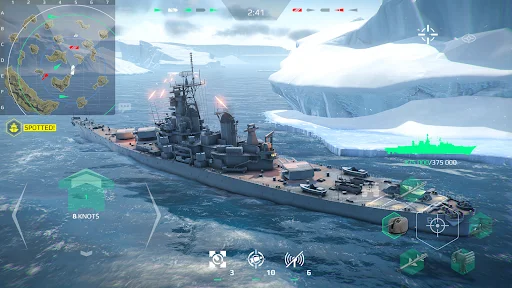 Modern Warships ڈاؤن لوڈ کریں – جدید بحری جنگی کھیل - Screenshot 4