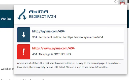 Redirect Path ڈاؤن لوڈ کریں – SEO اور ویب ڈیبگنگ کے لیے بہترین ٹول - Screenshot 3