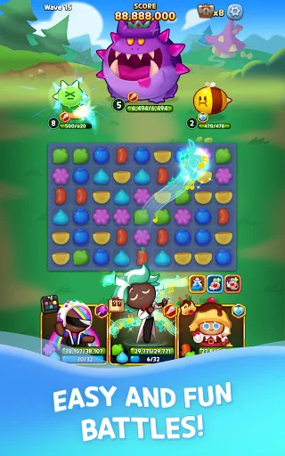 Cookie Run: Puzzle World ڈاؤن لوڈ کریں – بہترین پزل گیم - Screenshot 18