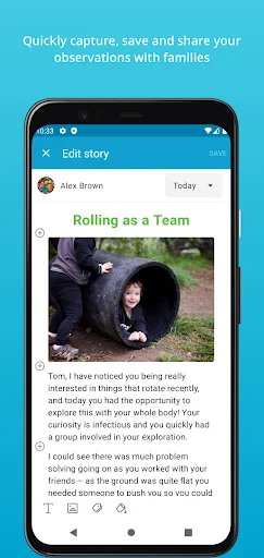 Storypark for Educators ڈاؤن لوڈ کریں – بچوں کی تعلیم کا ڈیجیٹل ریکارڈ - Screenshot 2