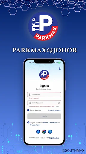 Parkmax @ JOHOR ایپ ڈاؤن لوڈ کریں – پارکنگ کا آسان حل - Screenshot 1