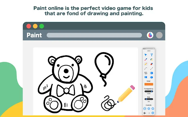 Paint Online ڈاؤن لوڈ کریں – ویب پیجز پر ڈرائنگ اور اسکرین شاٹ لیں - Screenshot 2