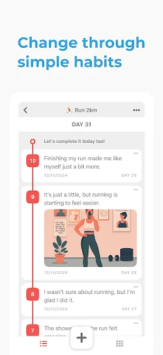 Habit Streak Tracker ایپ ڈاؤن لوڈ کریں – روزانہ کی عادات بنائیں - Screenshot 3
