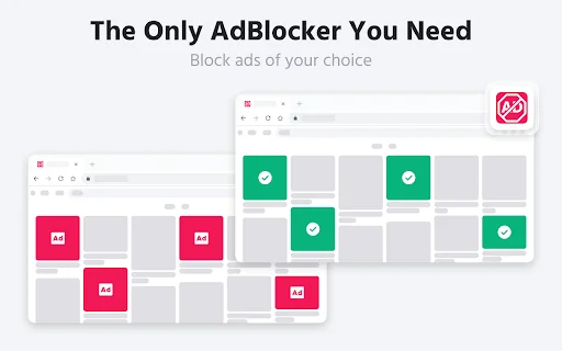 Adblock Ad Blocker Pro ڈاؤن لوڈ کریں – کروم کے لیے بہترین ایڈ بلاکر - Screenshot 1