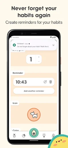 Avocation Habit Tracker ڈاؤن لوڈ کریں – روزانہ کی عادات اور اہداف - Screenshot 18