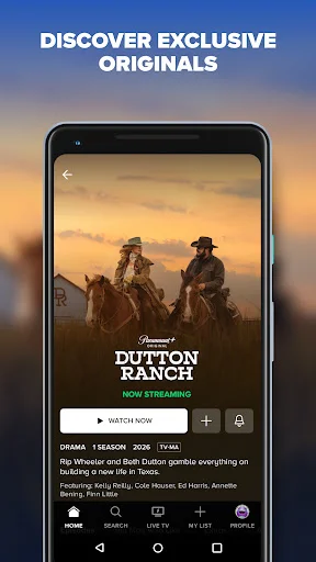Paramount+ ڈاؤن لوڈ کریں – خصوصی شوز اور فلمیں مفت دیکھیں - Screenshot 1