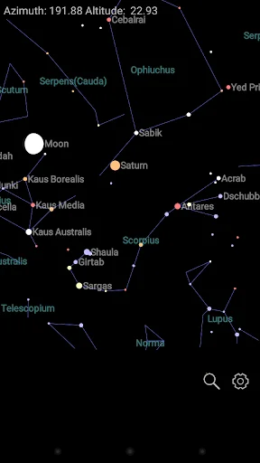 Constellation Map ڈاؤن لوڈ کریں – ستاروں کا مشاہدہ مفت میں - Screenshot 1