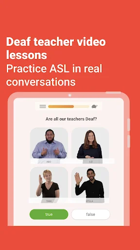 Lingvano: Sign Language سیکھیں – ASL ماہر بنیں – ابھی ڈاؤن لوڈ کریں - Screenshot 10