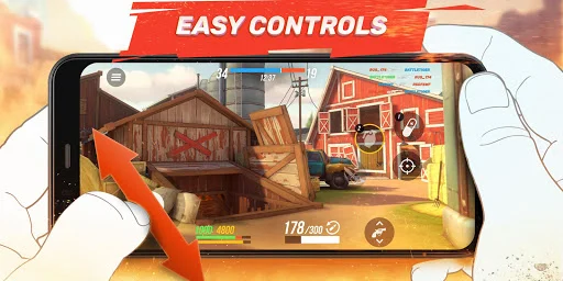 Guns of Boom ڈاؤن لوڈ کریں – بہترین 4v4 آن لائن PvP ایکشن گیم - Screenshot 3