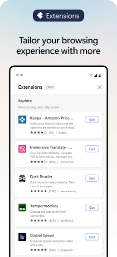 Microsoft Edge Beta ڈاؤن لوڈ کریں – AI اور Copilot کے ساتھ تیز ترین براؤزنگ - Screenshot 7