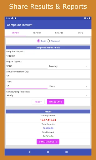 Financial Calculator India ڈاؤن لوڈ کریں – بہترین مالیاتی ٹولز - Screenshot 16
