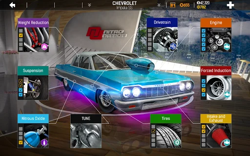 Nitro Nation Car Racing Game ڈاؤن لوڈ کریں – بہترین ڈریگ اور ڈرفٹ ریسنگ - Screenshot 11