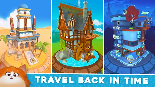 Cats in Time ڈاؤن لوڈ کریں – آرام دہ پہیلی گیم مفت میں حاصل کریں - Screenshot 1
