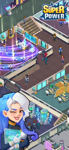 Idle Superpower School ڈاؤن لوڈ کریں – سپر پاور اسکول گیم - Screenshot 7