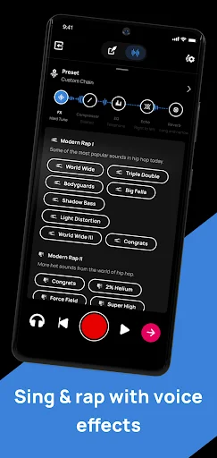 Voloco ڈاؤن لوڈ کریں – پروفیشنل وائس ایڈیٹر اور آٹو ٹیون ایپ - Screenshot 3
