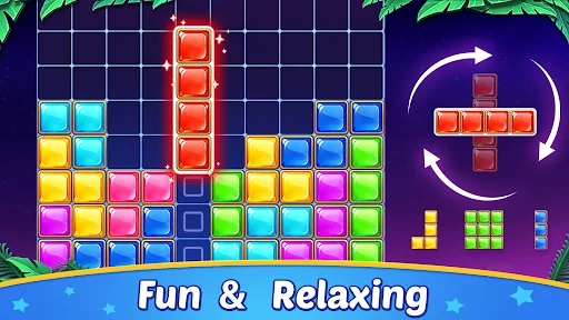 Block Puzzle ڈاؤن لوڈ کریں – کلاسک ٹیٹریس اسٹائل آف لائن گیم - Screenshot 27