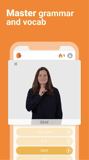 Lingvano: Sign Language سیکھیں – ASL ماہر بنیں – ابھی ڈاؤن لوڈ کریں - Screenshot 5