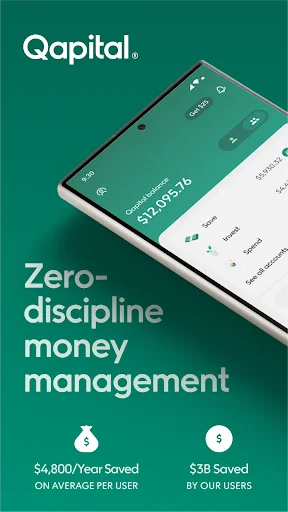 Qapital ڈاؤن لوڈ کریں – بچت اور سرمایہ کاری کا بہترین ایپ - Screenshot 1