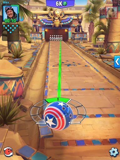 Bowling Crew ڈاؤن لوڈ کریں – بہترین تھری ڈی بولنگ گیم - Screenshot 9
