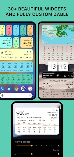 Today Weather ڈاؤن لوڈ کریں – درست موسم کی پیش گوئی اور الرٹس - Screenshot 3