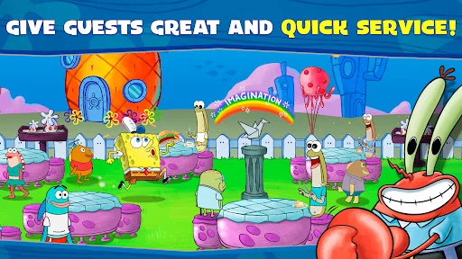 SpongeBob: Krusty Cook-Off ڈاؤن لوڈ کریں – بہترین کوکنگ گیم - Screenshot 3