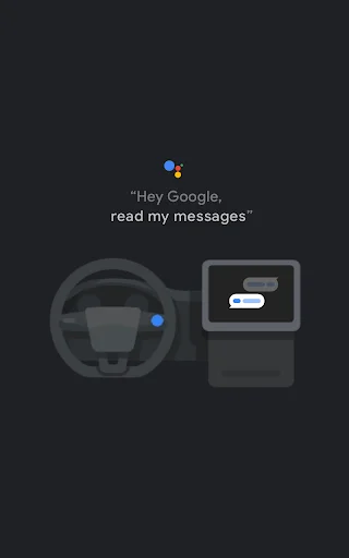 Google Assistant in the car ڈاؤن لوڈ کریں – محفوظ ڈرائیونگ - Screenshot 3