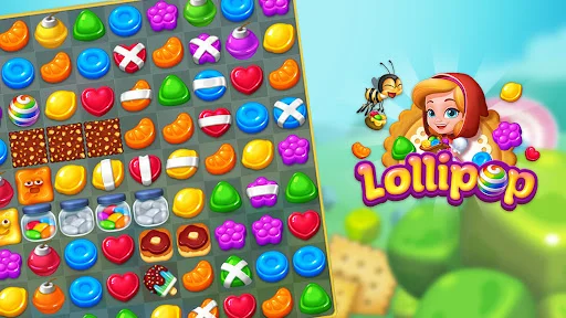 Lollipop: Sweet Taste Match 3 ڈاؤن لوڈ کریں – بہترین پزل گیم - Screenshot 11