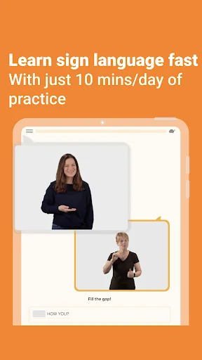 Lingvano: Sign Language سیکھیں – ASL ماہر بنیں – ابھی ڈاؤن لوڈ کریں - Screenshot 8
