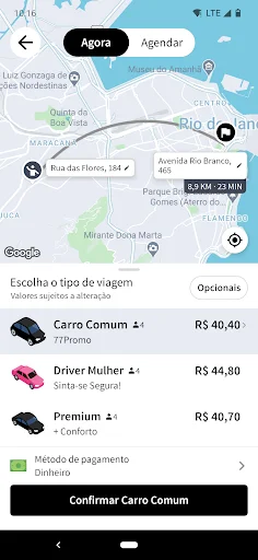 VaideRota77 Passageiro ڈاؤن لوڈ کریں – محفوظ اور تیز سفری ایپ - Screenshot 3