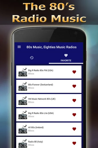 80s Music Radios ڈاؤن لوڈ کریں – 80 کی دہائی کی بہترین موسیقی مفت - Screenshot 7