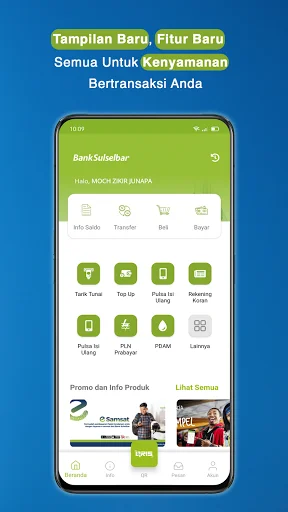 Sulselbar Mobile ڈاؤن لوڈ کریں – بینکنگ اب آپ کی انگلیوں پر - Screenshot 2
